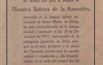 EDICIÓN FACSÍMIL DE LA DESCRIPCIÓN DEL MANTO “DE LAS CONCHAS” DE PEDRO IBARRA (1918)