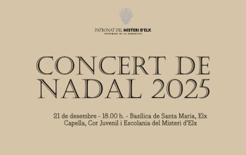 “TEMPUS NATIVITATIS”, CONCIERTO DE NAVIDAD DEL MISTERI D’ELX